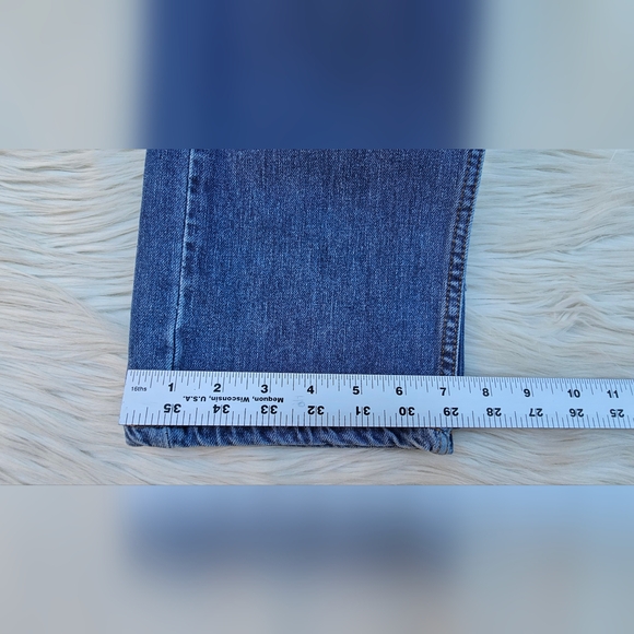 Men's Levi's 513 Slim Straight Jeans Size W33 x L32 - Picture 8 of 13